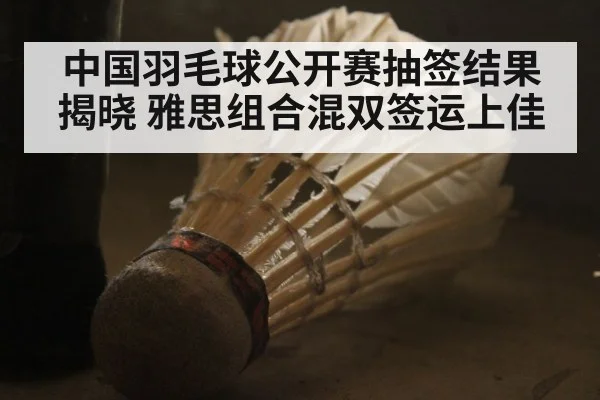 中国羽毛球公开赛抽签结果揭晓 雅思组合混双签运上佳